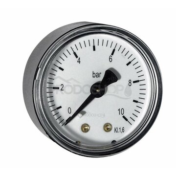  Manometr do 10 bar axial.zadní vývod prům.40mm