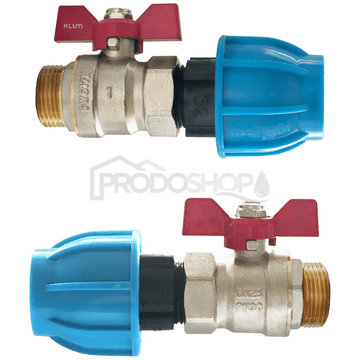 Připojovací set k vodním filtrům 1/2" s kulovým ventilem