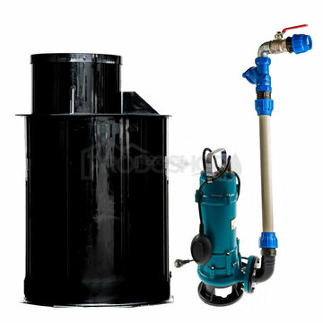 Přečerpávací kanalizační šachta JUMBO 1600x1200