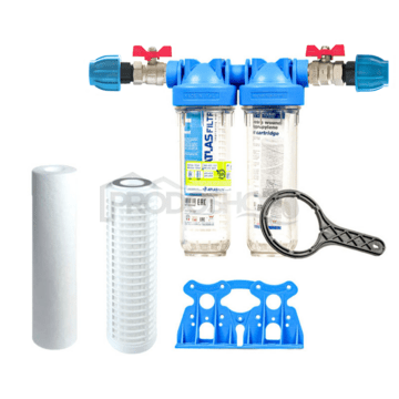 Sada filtru Senior 10" Duo s komplet připojením 1"