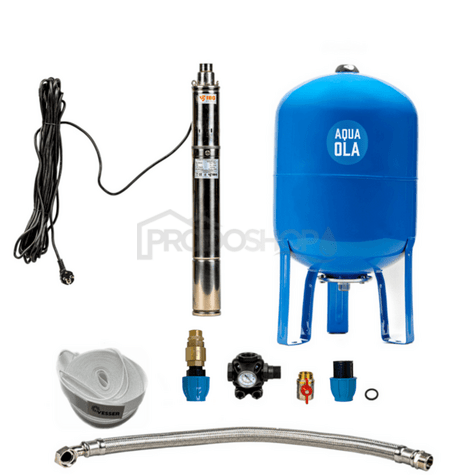 Domácí vodárna s ponorným čerpadlem 3 SQIBO - 0,75 / 60l