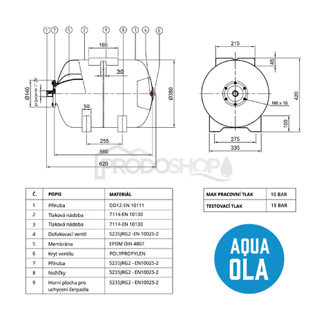 Schéma zapojení: Technický list 