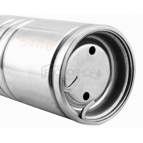 Schéma zapojení: Nerezové vřetenové čerpadlo SQOLA 0,37 má zabudovaný kondenzátor a tepelnou ochranu přímo na vinutí motoru. Plášť čerpadla, hrdlo, hřídel, rotor a šrouby jsou z nerezové oceli AISI 304.2