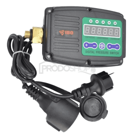 Schéma zapojení: Elektronický tlakový spínač IBO PRESS SX chrání čerpadlo před přetížením a během nasucho.